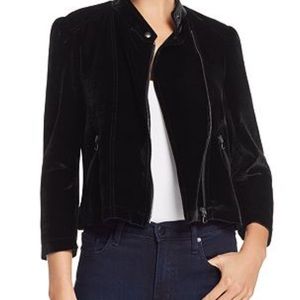 Rebecca Taylor Velvet Silk-Blend Moro Jacket